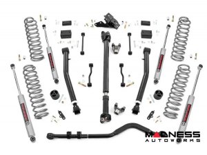 Jeep Wrangler JL Lift Kit - 3.5" - 4-Door - Control Arm Drop - N3 Shocks - w/ Driveshaft Jeep Wrangler JL Lift Kit - 3.5" - 4-Door - Control Arm Drop - N3 Shocks - w/ Driveshaft